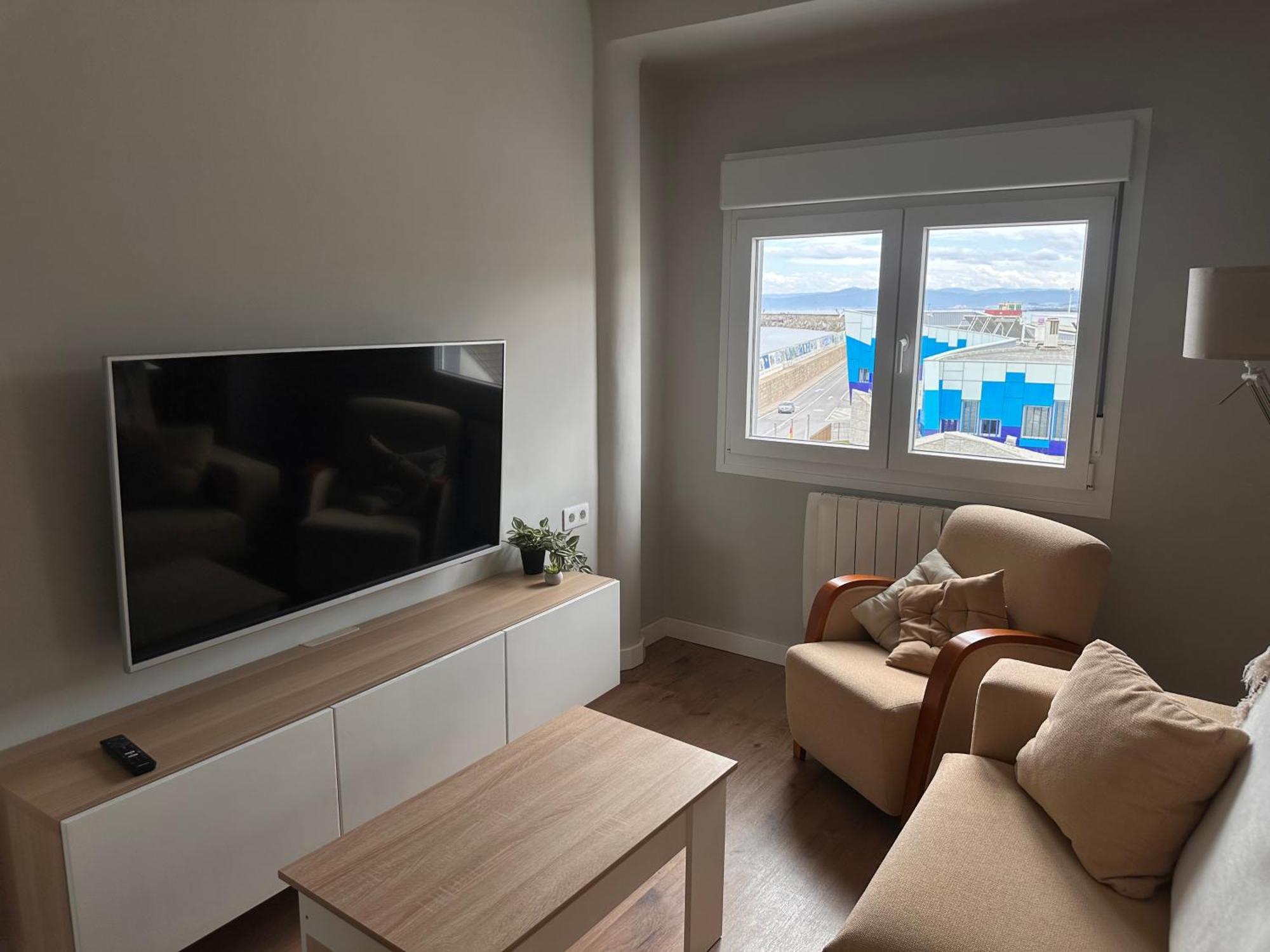 Апартаменты Piso A Pie De Playa Burela Экстерьер фото